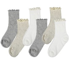 6 Pairs Women Ruffle Ankle