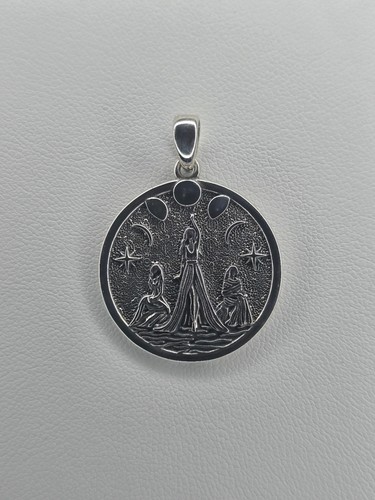 Triple goddess moon - goddess,