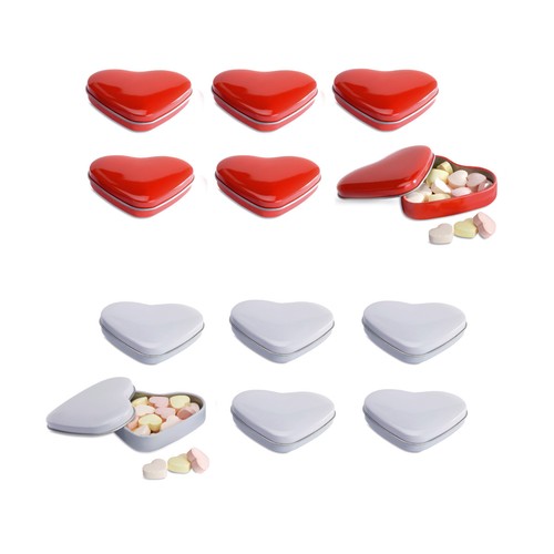 Heart shaped tins - ,