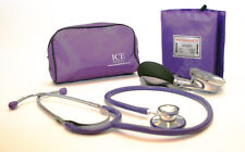 Purple Aneroid Blood Pressure Monitor - Sphygmomanometer & Purple Stethoscope