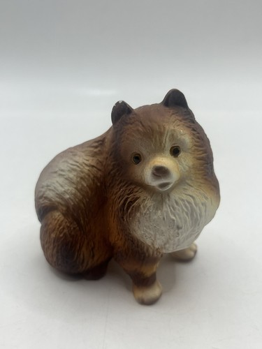Vintage pomeranian dog figure - vintage,
