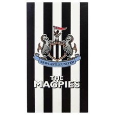 Newcastle United FC Stripe Crest Beach Bath Towel NUFC Gift