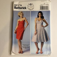 Butterick 0278 Strapless