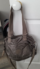 Kipling metalic  gold cross over handbag Marie Monkey