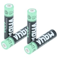 4x Battery Cells AAA for