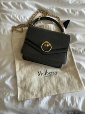 Black Leather small Mulberry Harlow Bag With Gold hardware - In Good Condition 