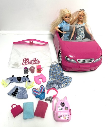 Mattel barbie pink convertible - barbie,