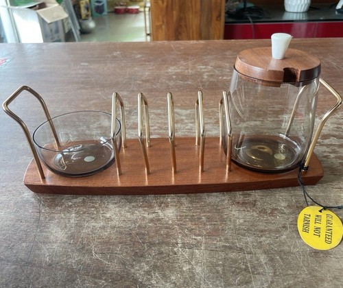 1960s mid century toast rack - mid,