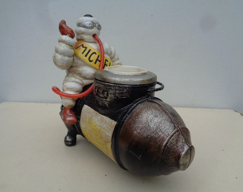 Famous michelin man sat - man,