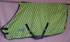 Maxima Fleece Day rug 6'0”.Lime Green/White/Navy. (Ref:339G)
