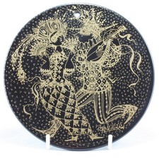 Nymolle Bjorn Wiinblad Masquerade February Wall Plate