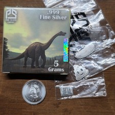 Pan Silver Mixed Lot .999 5 &