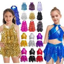 Big Girls Sequins Jazz Latin