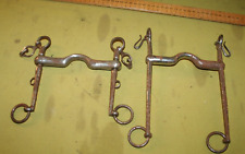 2  weymouth double bridle bits  steel by Whippy  London Side saddle Maker