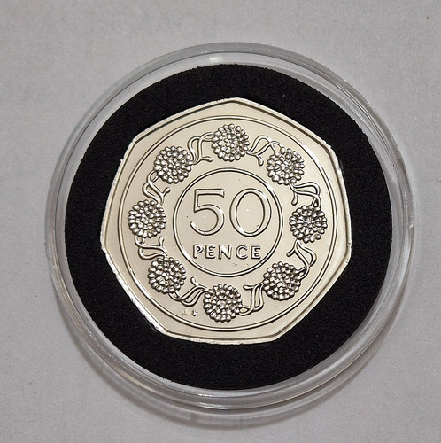 Gibraltar 1988 50p pence coin - 50p,