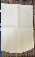 Chairback  & Arm Cap Pair Set Soft PVC Leather Look  Sofa Cover Cream (SECONDS)