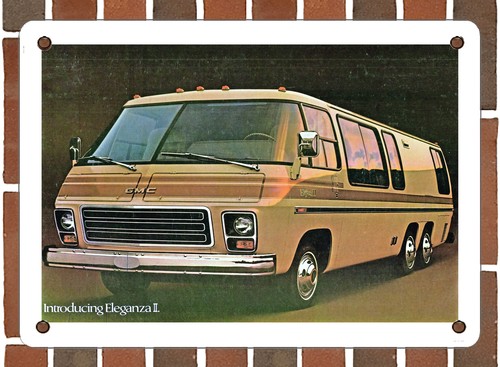Metal sign 1976 gmc - metal,