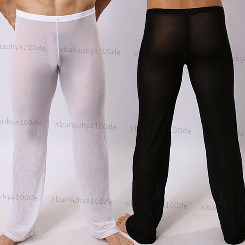 Men long john sheer mesh - long, yoga