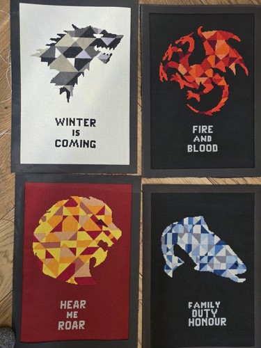 Game thrones art set - game,