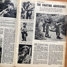 ORIGINAL BRITISH ARMY SOLDIER MAGAZINE inc SAS training Malayan Aborigines, 6/57