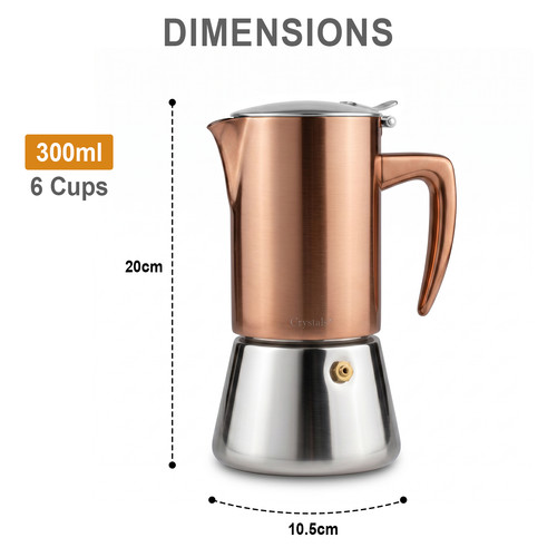 Cup stainless steel - 4-6,