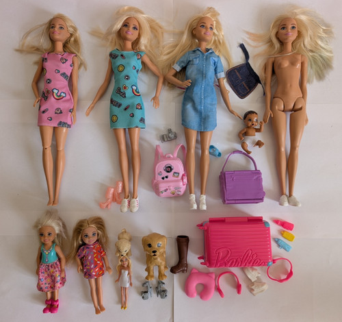 Barbie family holiday bundle - barbie,