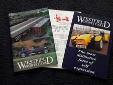 WESTFIELD SPORTS CAR  ZEi & ZEi 220 SALES BROCHURE WITH PRESS LAUNCH & PRICE LST