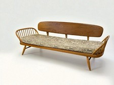 Mid Century Blonde Ercol Beech elm Day Bed Sofa Reupholstery Project DELIVERY*