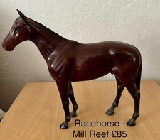 Beswick Horse Mill Reef Gloss Mahogany Bay Racehorse