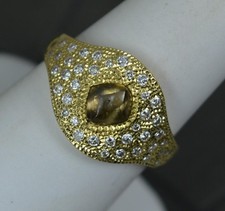 De Beers Talisman Diamond 18ct Yellow Gold Cluster Ring