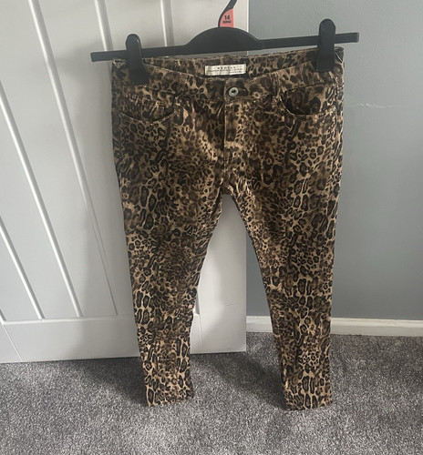 Redial premium denim leopard - denim,