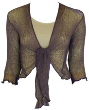 Women bolero knitted tie - women,