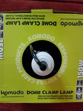 Komodo Dome Clamp Lamp used for 1 week only no bulb supplied