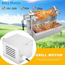 25W 120KG 110/220V Electric Motor Goat Chicken Cooking Outdoors Spit Rotisserie