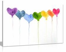 Watercolour Painting Hearts