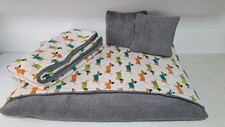 Dachshund Snuggle Cave Bed/Matching Snuggle Bag/Sack ,SizeL 60X100cm/free pillow