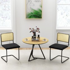 Set of 2 Rattan Bar Stools