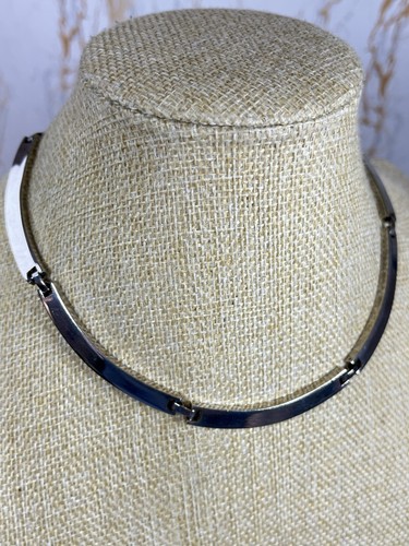 Silver tone chunky box - tone,