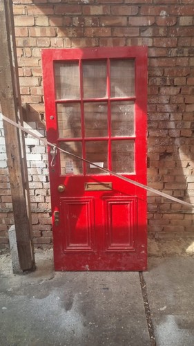 Antique original red - antique, wooden