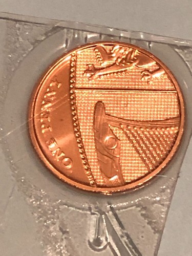 2019 penny shield one pence - 2019,