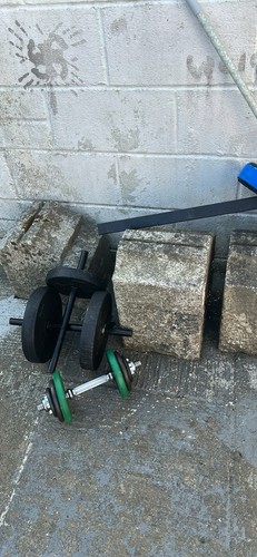 Weight bench and - weight,