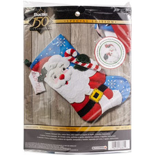 Plaid Bucilla Hello Santa Felt