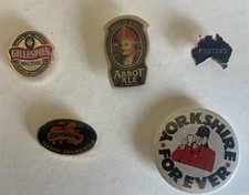 Breweriana Pin Badges Various