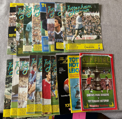 Tottenham programmes - tottenham,