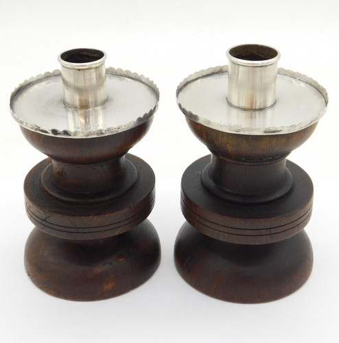 Sterling silver turned - silver, &
