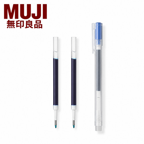 Muji blue gel - blue, pen