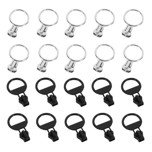 20pcs sturdy metal ring - sturdy, zipper