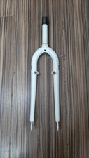 Trek Retro 90s MTB 24" Cromoly Forks Mountain Bike Steel 1 Inch Threaded White