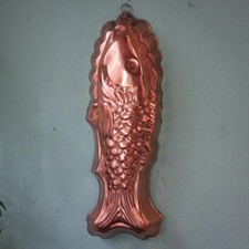 Vintage Copper Jelly Fish Mold
