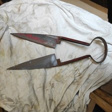 Vintage Red Reaper Sheep Topiary Garden Hand Shears, Ward & Payne Sheffield